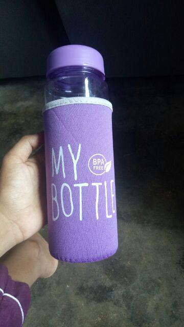 [deashop] My Bottle Warna Gloss - Doff Edisi Baru Logo Bpa Free + Pouch Busa +free Bubble Warp