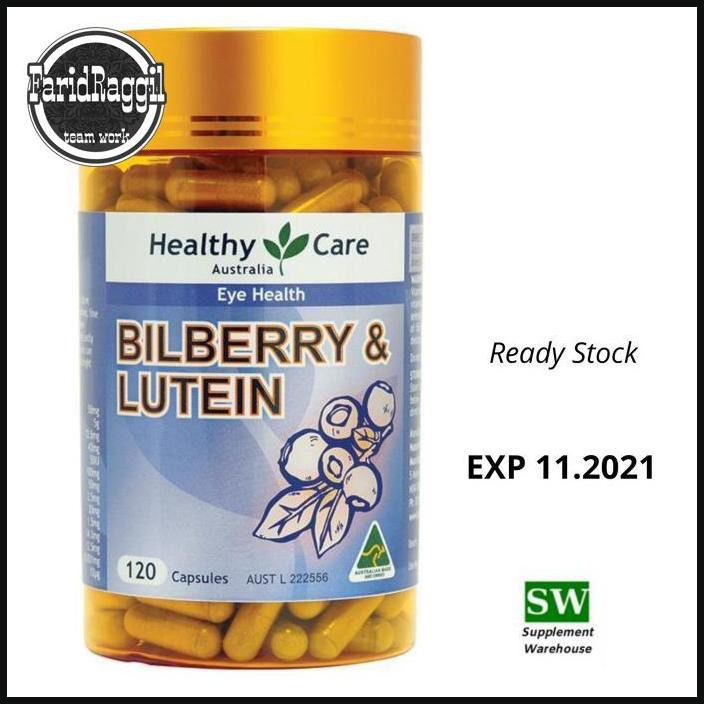 Healthy Care Bilberry & Lutein - 120 caps