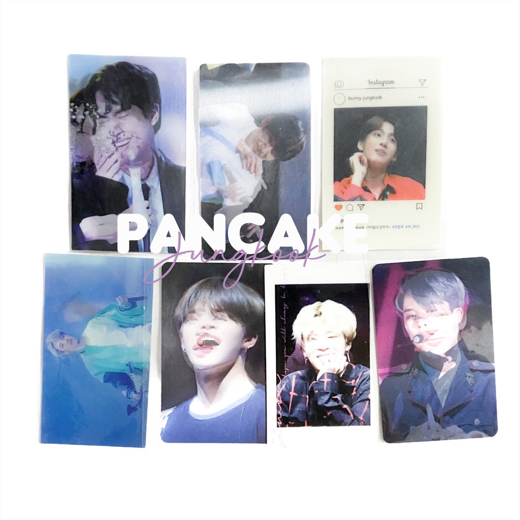[ READY‼️ ] bts fansite goods lenticular photocard [ jimin v jin jungkook ]
