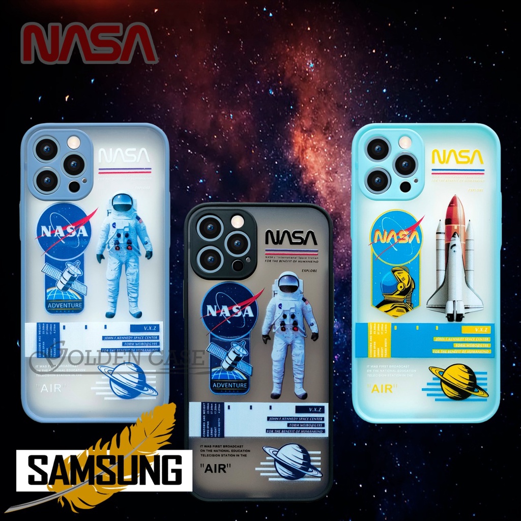 Case Nasa Lens Cover Camera - Samsung A32 A02 J7 Prime J2 Prime A12 J6 Plus J7 Pro