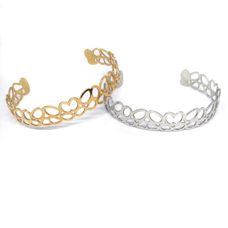 Gelang Tangan wanita Titanium cantik Tidak karat