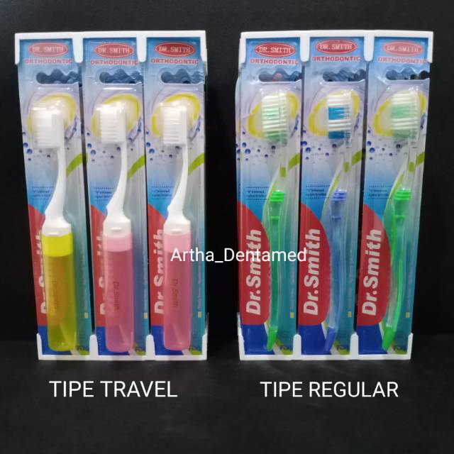 SIKAT ORTHO /  ORTHODONTIC TOOTH BRUSH / SIKAT BEHEL Dr. SMITH / Dr.SMILE ( 12 pcs )