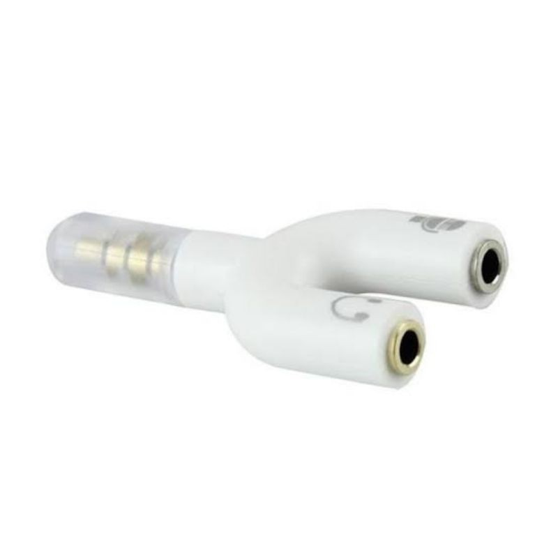 Audio Splitter 2 in 1 U Shape/ Audio Splitter U shape 2 in 1 Mic &amp; audio jack 3.5 mm to Dual Female