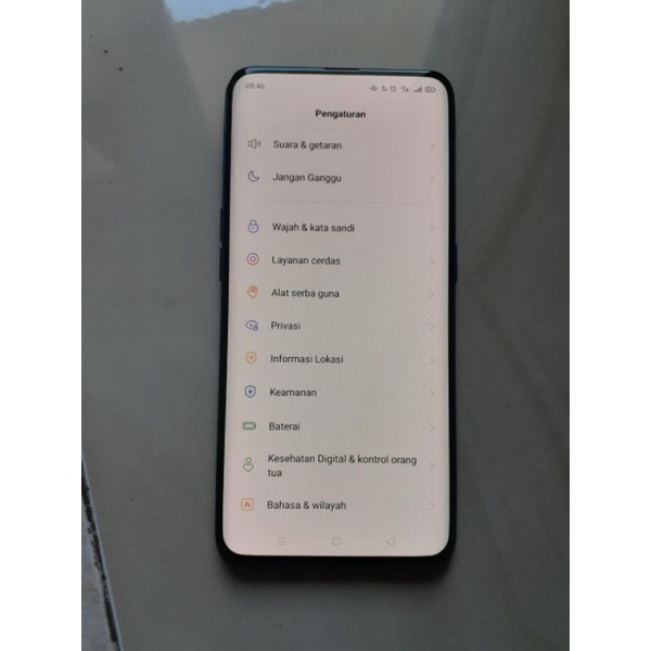 Lcd Oppo Find X Original Copotan Layar Lengkung Amoled