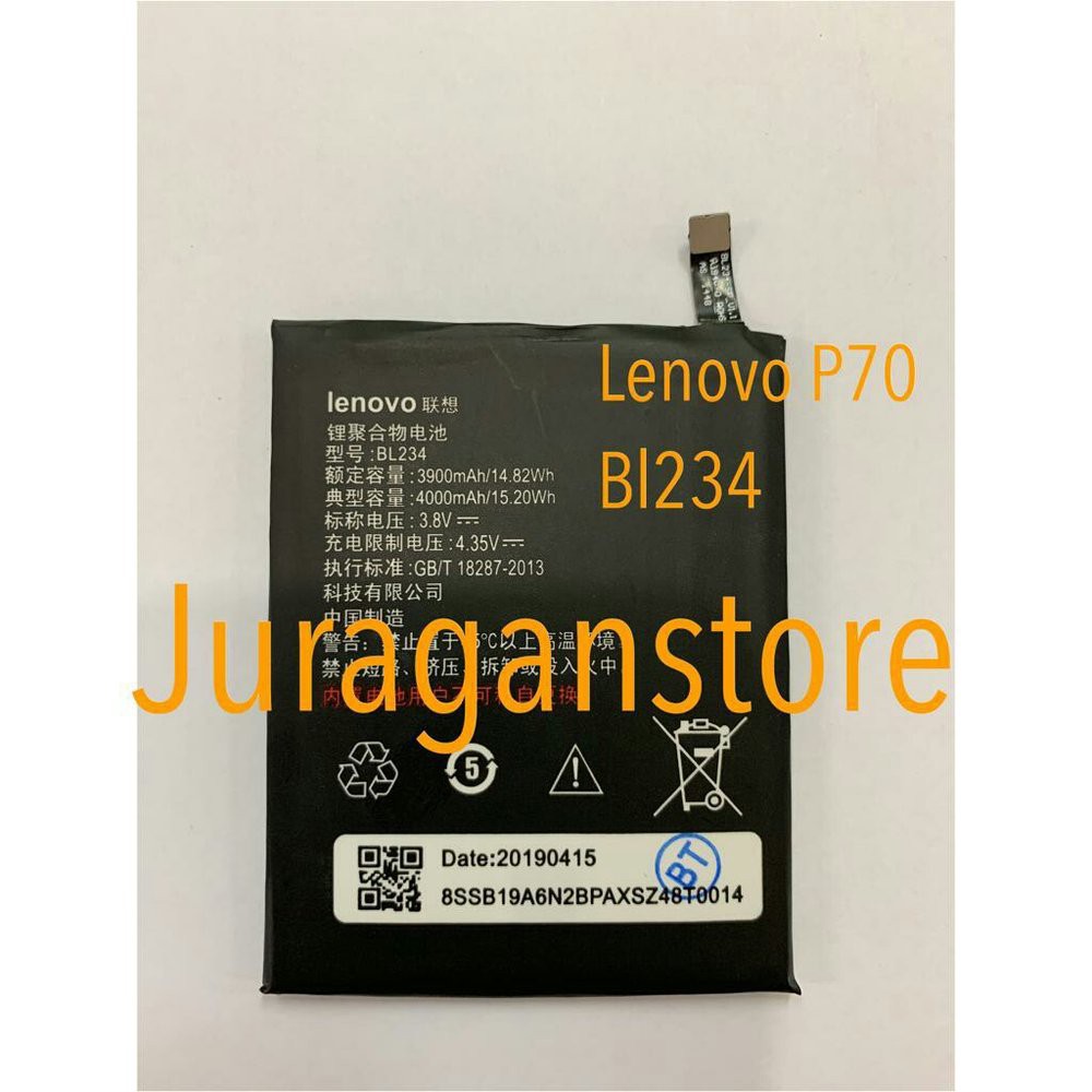 BATERAI BATRE LENOVO P70 BL-234 ORIGINAL