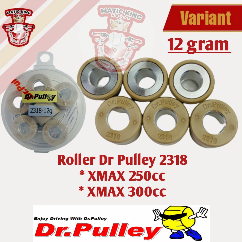 Roller roler Yamaha XMAX 250 300 cc Dr Pulley 2318 12gr 13gr 14gr 15gr