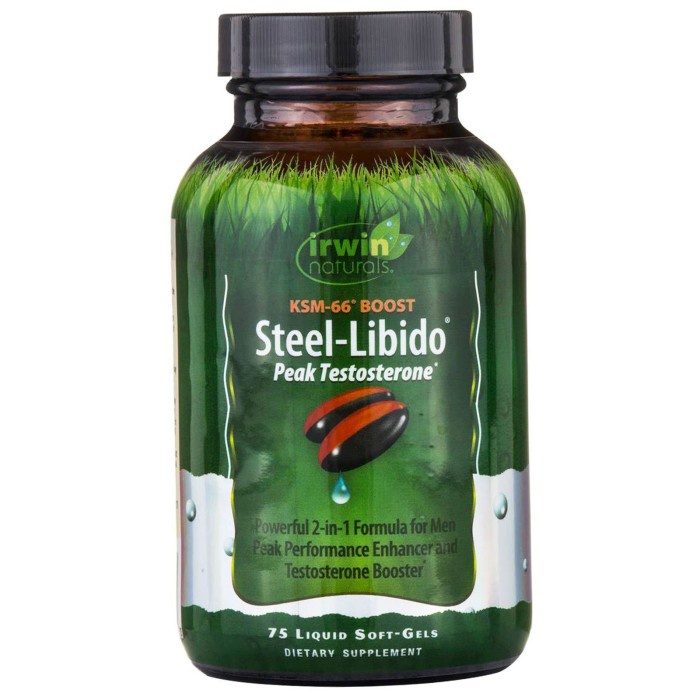 Irwin Naturals Steel-Libido Peak Testosterone 75 Softgels vitalitas