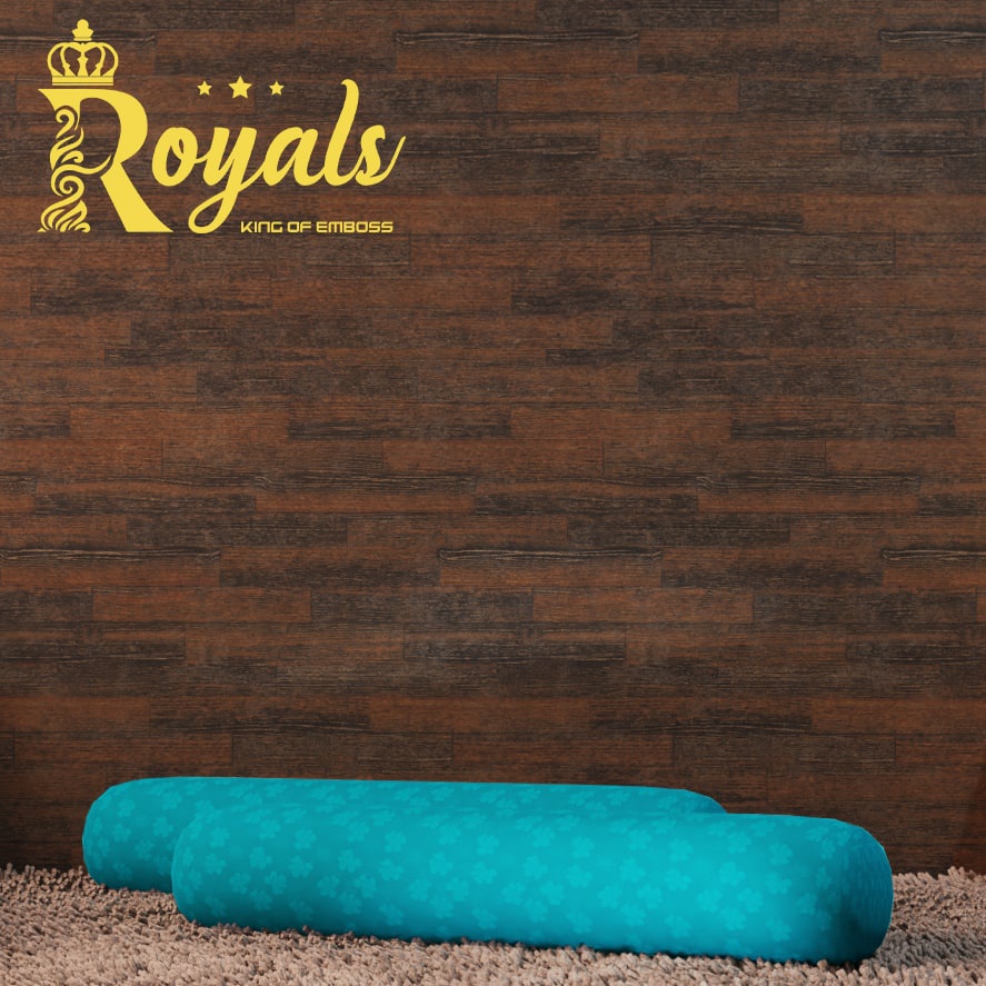 Royals Emboss BedCover SET Sprei Uk 160/180 - Biru Terang