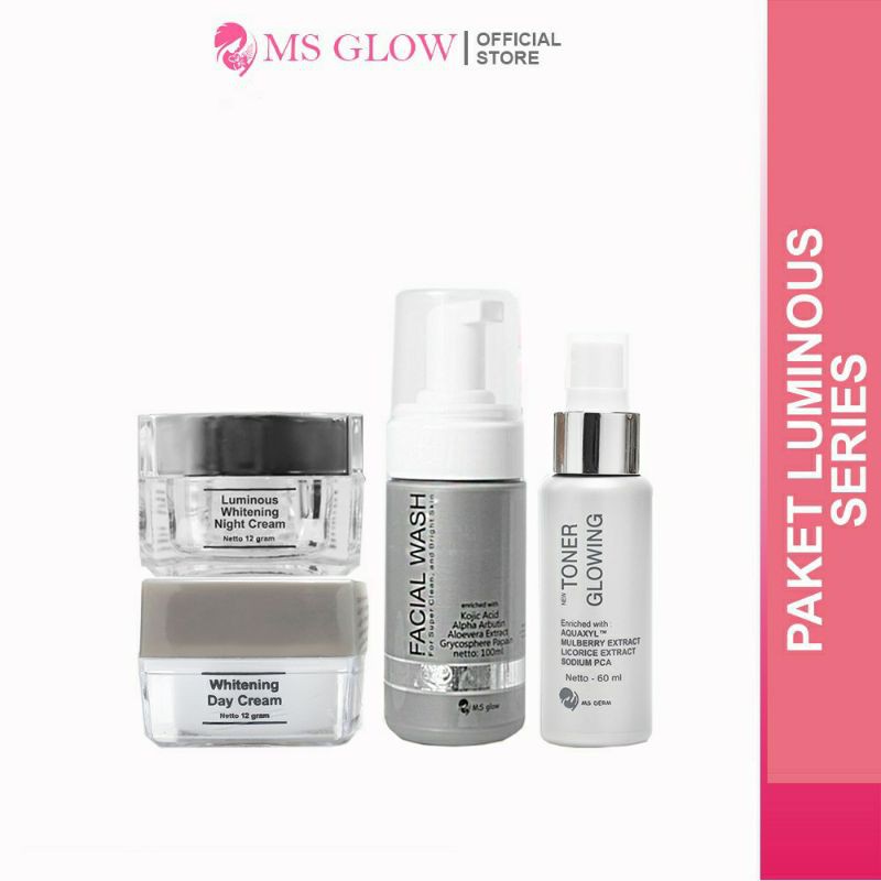 paket luminous ms glow / ms glow luminous whitening /ms glow/ ms glow luminous series/luminous