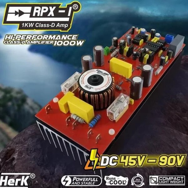 Kit Power Amplifier Mono Class D 1000W Herk Rpx-1
