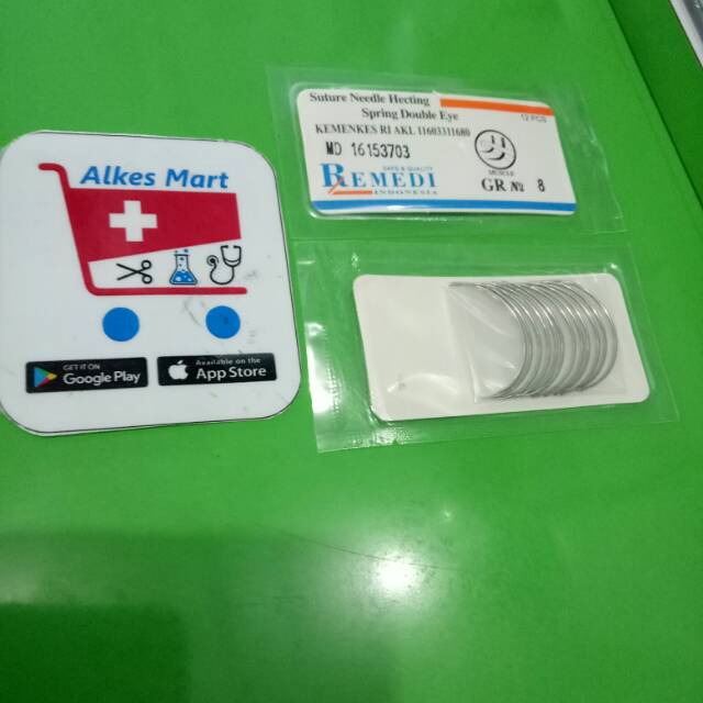 Hecting nald kulit GR 8 sutura-remedi