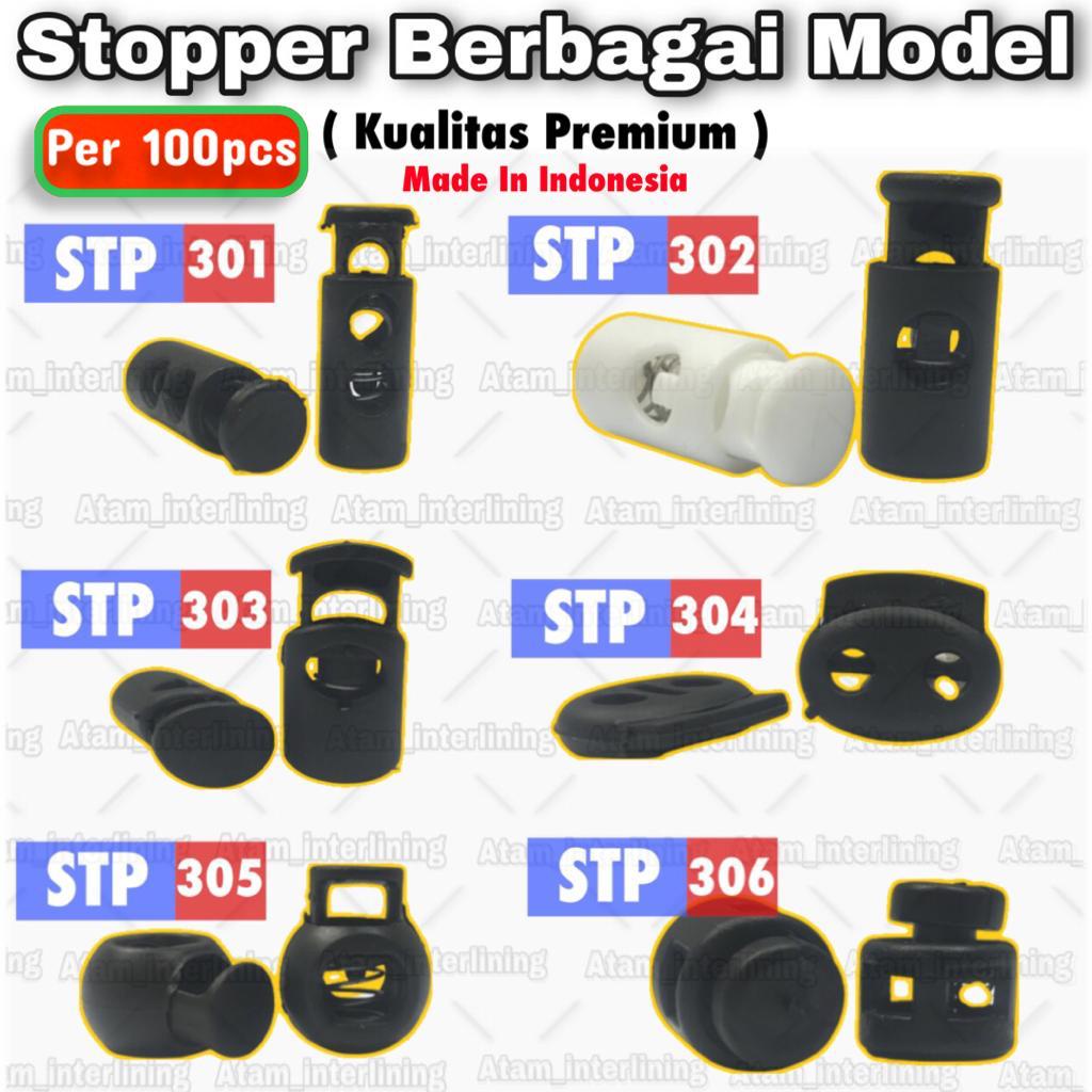 100pcs | Stopper Berbagai model | Stoper Botol Compo Tabung Bulat Klakson Oval knop | Stopper ujung 