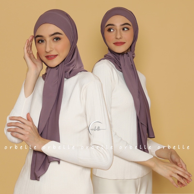 HIJAB MALAY JERSEY TALI • TIE BACK INSTAN MELAYU