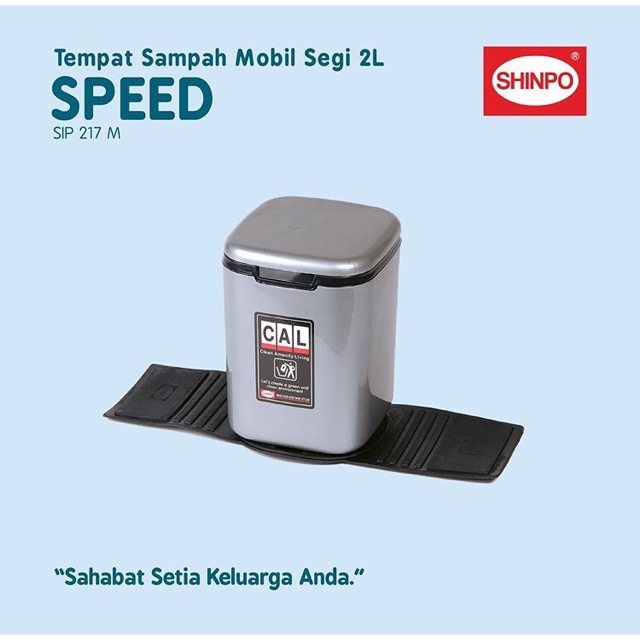 Tempat Sampah Mobil Segi 2 L SHINPO