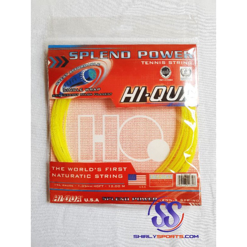 Senar Tenis HiQua Splend Power