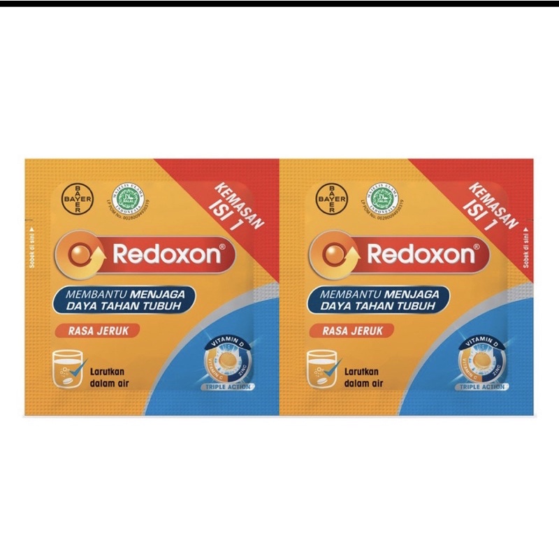 Redoxon kemasan sachet( isi 2tablet)