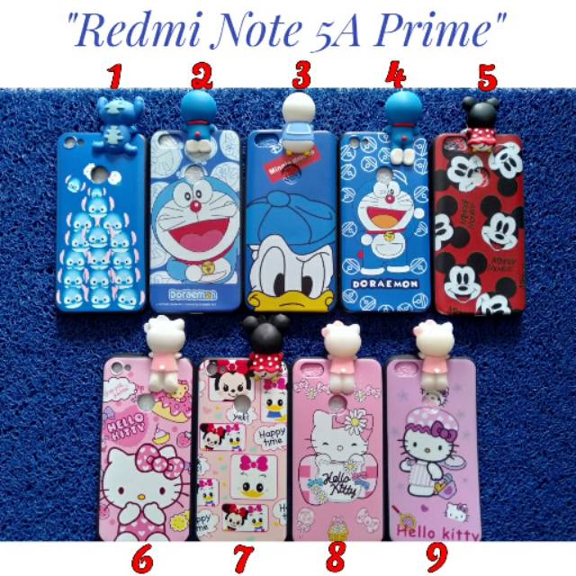Case boneka intip Xiaomi Redmi Note 5A Prime - case karakter Xiaomi Redmi Note 5A Prime - Softcase