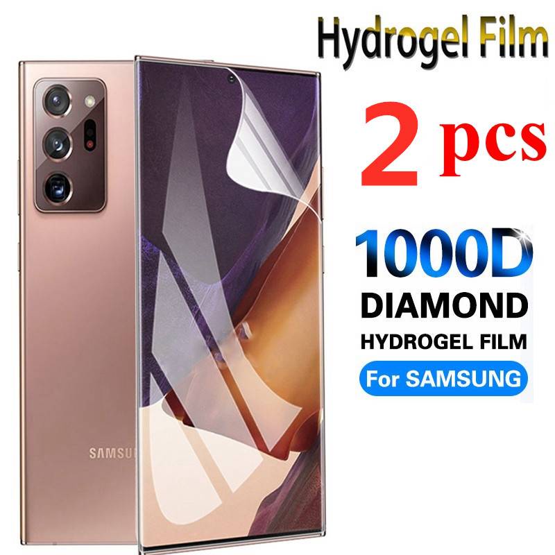 2pcs Film Pelindung Layar Hydrogel Untuk Samsung S9 + / S9 / S8 + / S8 / S7 Edge / S7 Edge / S7 / S10E / S10 + / Note 9 / Note20 / Note10 + / S / Note20