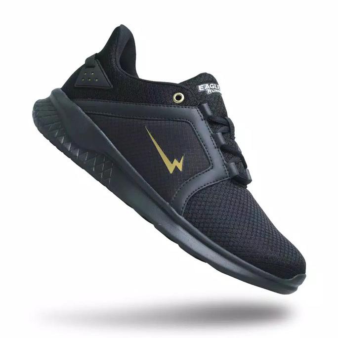 SEPATU LIFESTYLE EAGLE ORIGINAL - BLACKHAWK - Hitam, 37