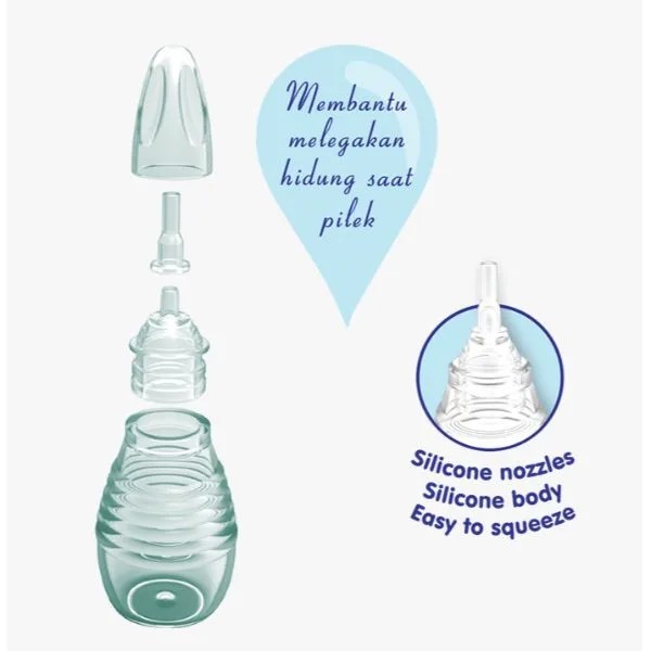 Baby Safe Silicone Nasal Aspirator Penyedot Ingus Anak Bayi