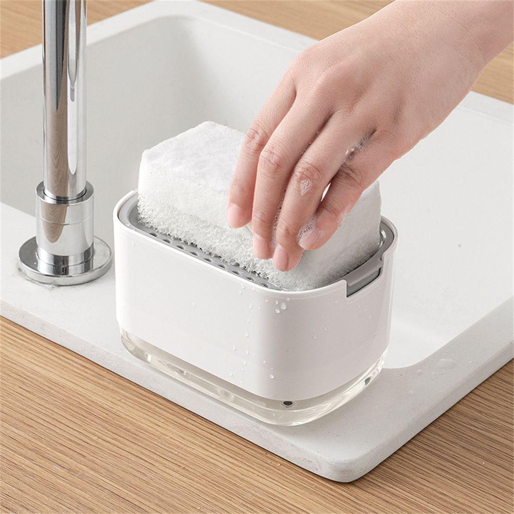 Chookyy Soap Pump Dispenser Portable Isi Detergen Kotak Cairan Pembersih Tekan Manual Double Layer