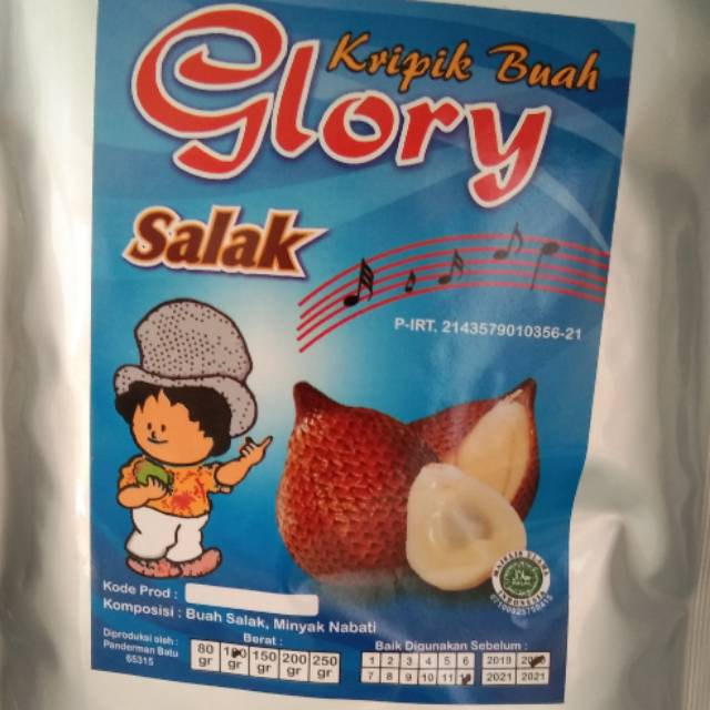 Keripik buah salak glory