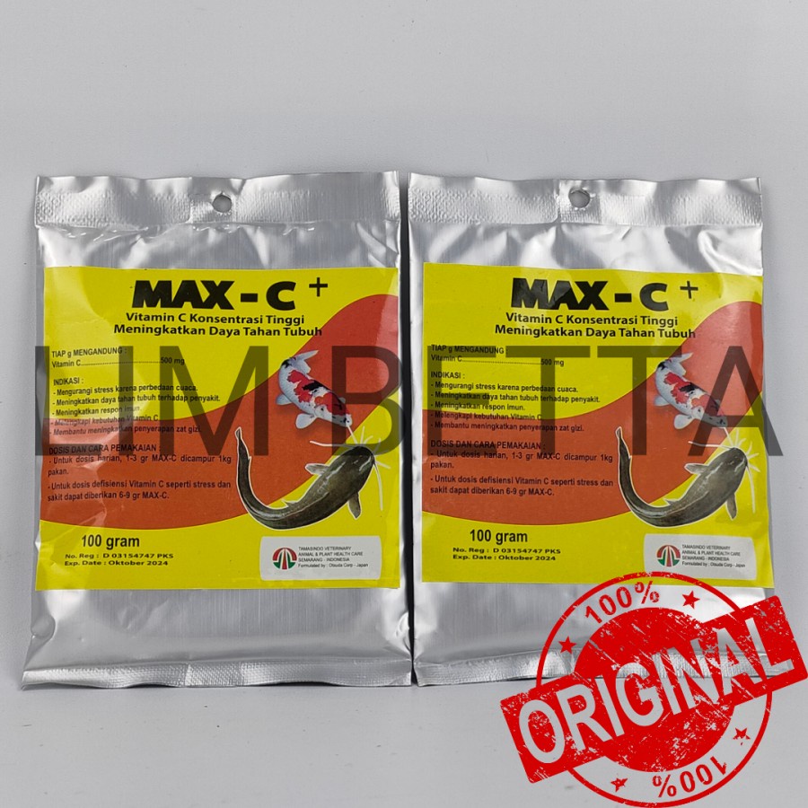 MAX C+ / VITAMIN C IKAN DOSIS TINGGI