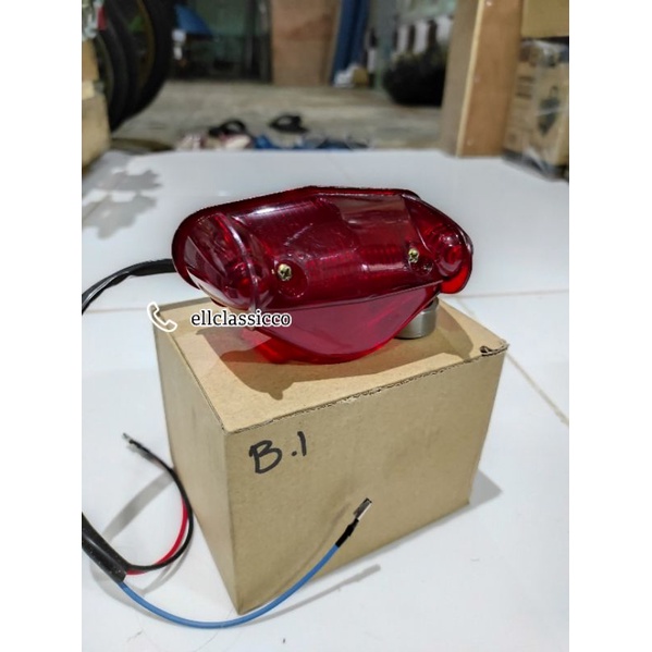 Stoplamp custom cb kodok lampu bsa inggris lucas japstyle