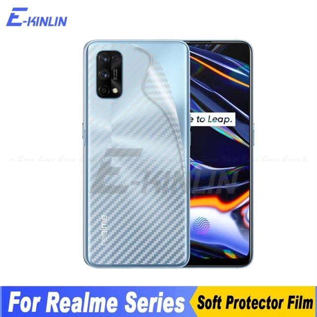 REALME 9 4G 9i 9 PRO PLUS 8 8 PRO 7 7 PRO 7i C17 6 6 PRO NARZO 5 5 5i 5s BACK SKIN CARBON GARSKIN ANTI GORES BELAKANG