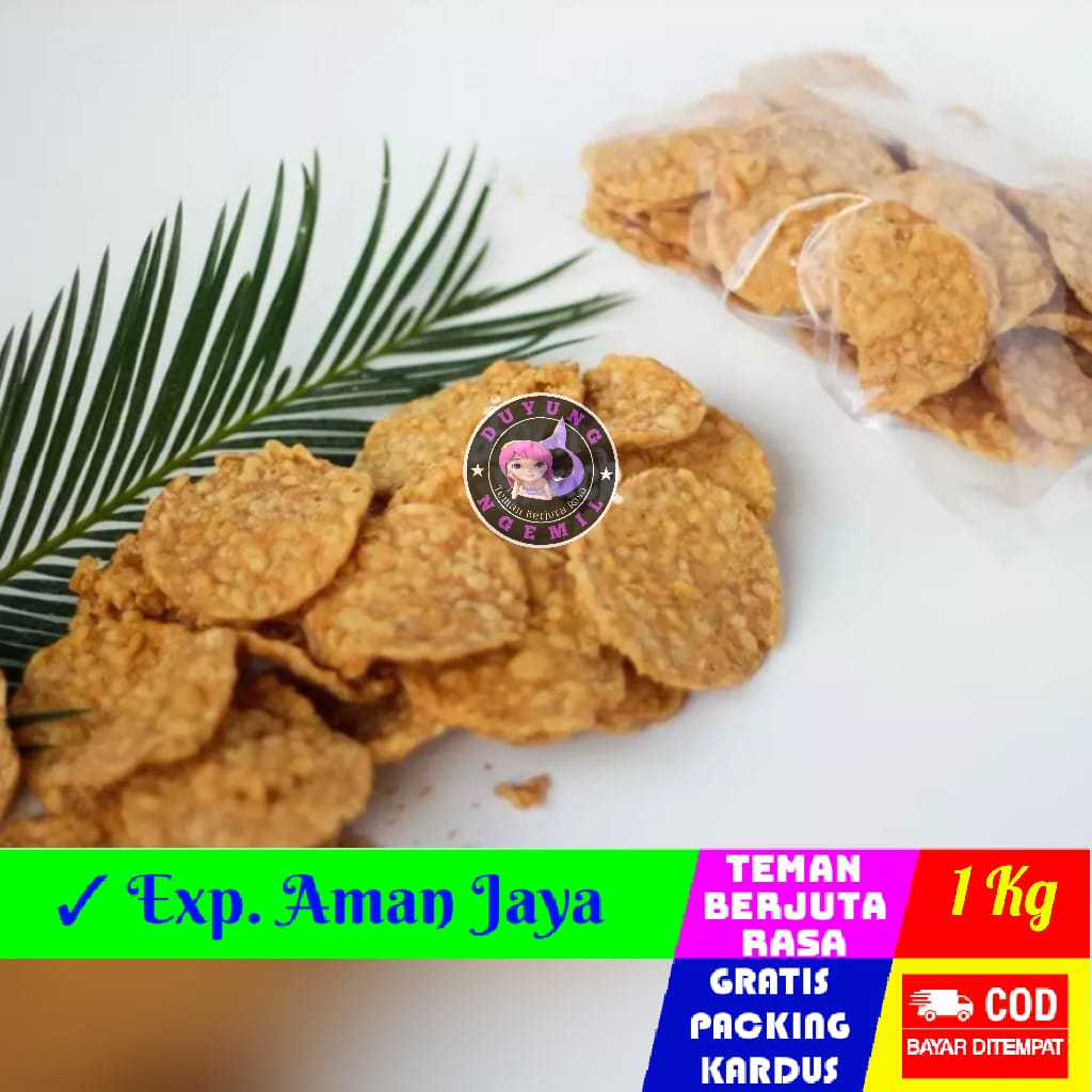 

[1Kg] Keripik Tempe Tepung | Duyung Ngemil - makanan ringan jajanan jadul camilan termurah cemilan sehat snack kiloan jajanan murah