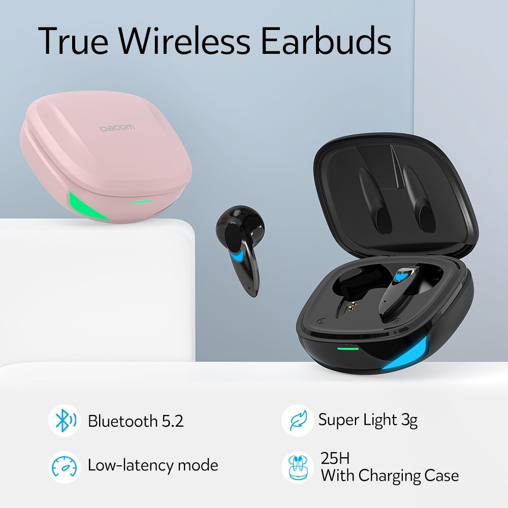 DACOM G10 - TWS Bluetooth Earphone with Charging Box - Bluetooth TWS Terbaru dari DACOM