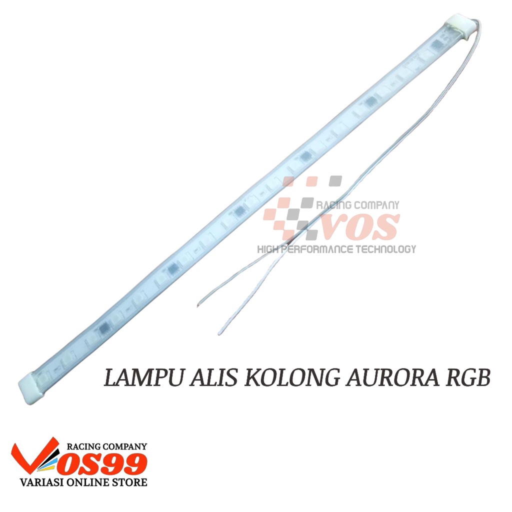 [ 1 BIJI ] LAMPU AURORA ALIS KOLONG RGB GEPENG PANJANG 30CM &amp; 60CM 12V DC UNIVERSAL