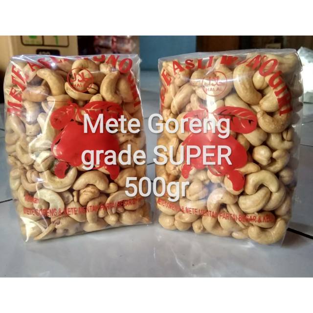 

PROMO!!! Kacang Mete/Mede Cashew Nut Asli Wonogiri grade SUPER goreng 500gr