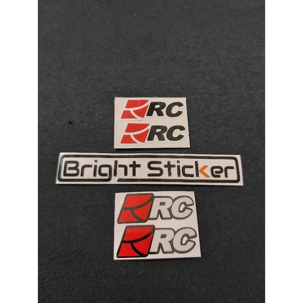 STICKER VISOR HELM RC CUTTING