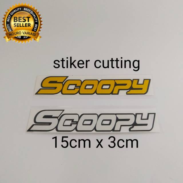 stiker cutting sticker honda scoopy gold crome thailand thailook mothai berkualitas terbaik