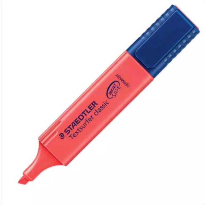 

HIGHLIGHTER PEN | TEXTLINER STAEDTLER 364 RED TOPSTAR