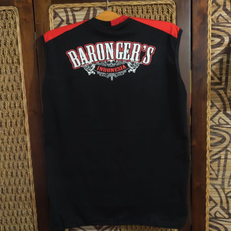 KAOS  BUDAYA BARONG NUSANTARA MODEL SINGLET ORIGINAL PONOROGO JIEGEX SR BR002