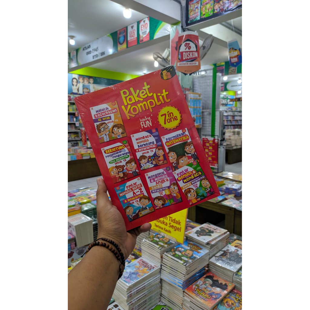 PAKET KOMPLIT HAVING FUN 7 IN ONE UNTUK TK KARYA PUSTAKA ILHAM