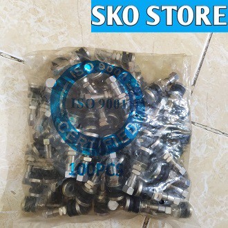 Pentil besi drat luar 4.5 cm tutup plastik 100 Biji