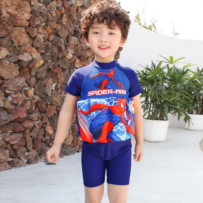 BAJU RENANG APUNG ANAK PAKAIAN BERENANG MENGAPUNG ANAK PELAMPUNG MENGAMBANG MOTIF SPIDERMAN