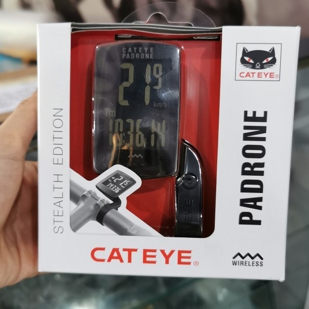 {adenastore} cateye speedometer wireless Padrone Stealth Edition Berkualitas