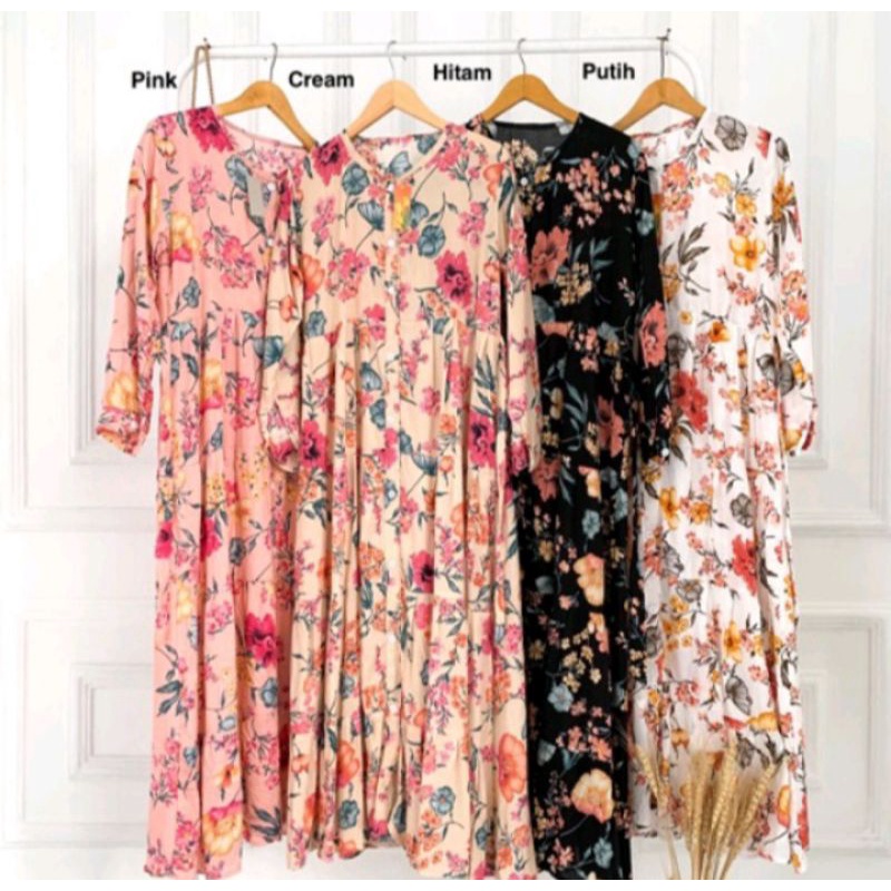 DRESS RAYON BKK / DRESS RAYON / DRESS BAHAN RAYON / DRESS TERLARIS