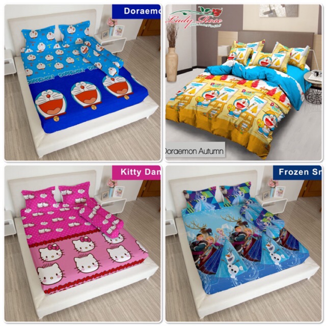 15+ Trend Terbaru Sprei Lady Rose Motif Kartun Terbaru