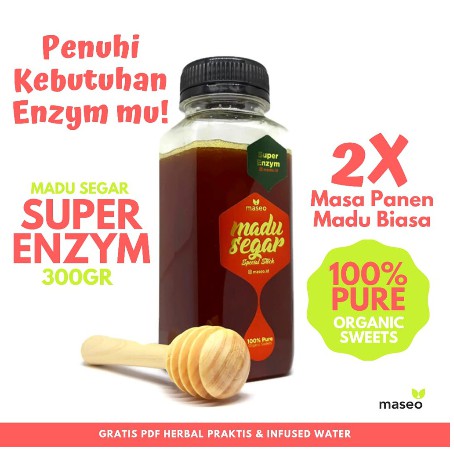 

Madu Super Enzym 300gr / Raw Honey 100% Asli Madu