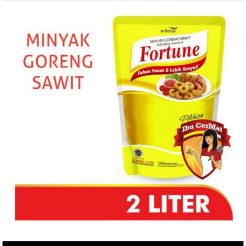 

Minyak goreng fortune 2liter pouch