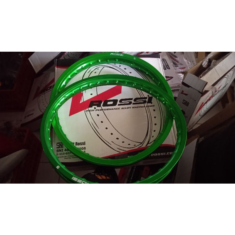 velg vrossi warna hijau ijo pekat ring17 140/160