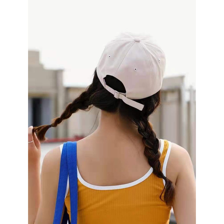 Topi Baseball Wanita Dan Pria Polos Bordir Smile Kekinian Fashion Korean Import