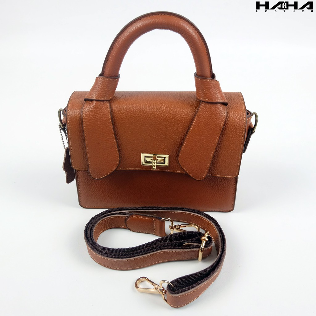 Slingbag LUNA Bahan Kulit Sapi Asli Exclusive Cewek Wanita Perempuan - Original Leather Sling Bag