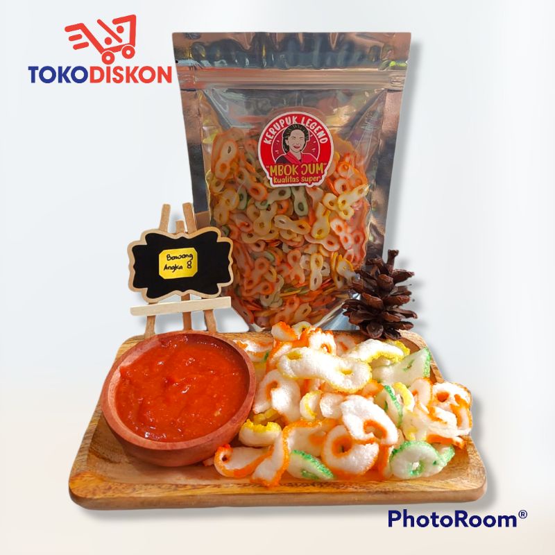 

Kerupuk Mentah Kerupuk Bawang Warna Angka 8 - Kualitas Premium