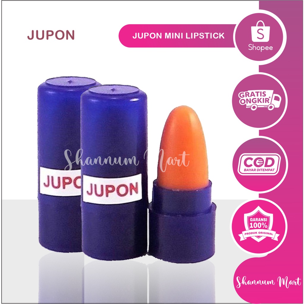 JUPON MINI LIPSTICK ORIGINAL BPOM - JUPON PEMERAH BIBIR